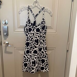Outdoor‎ Voices The Exercise Dress Black White Size Small